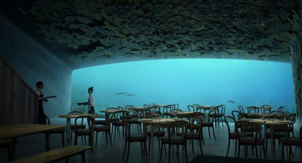 подводный ресторан Норвегия