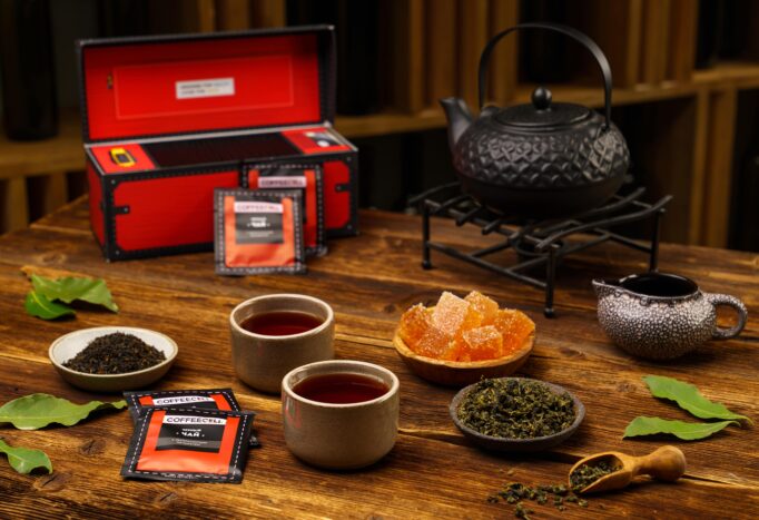чай с императорским женьшенем Coffeecell с чайником