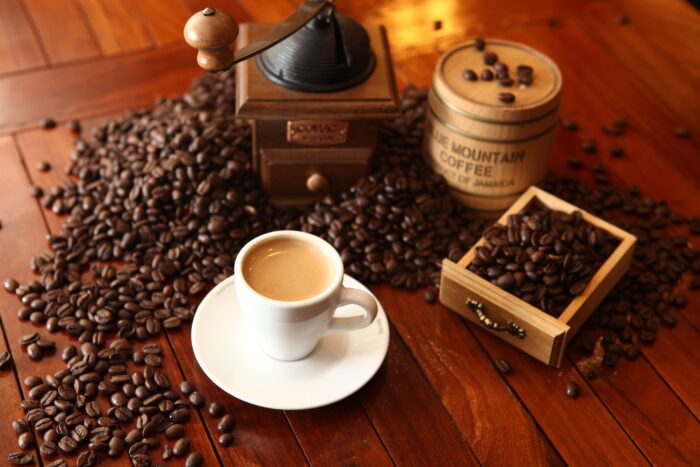 кофе и зерна с сайта Pixabay